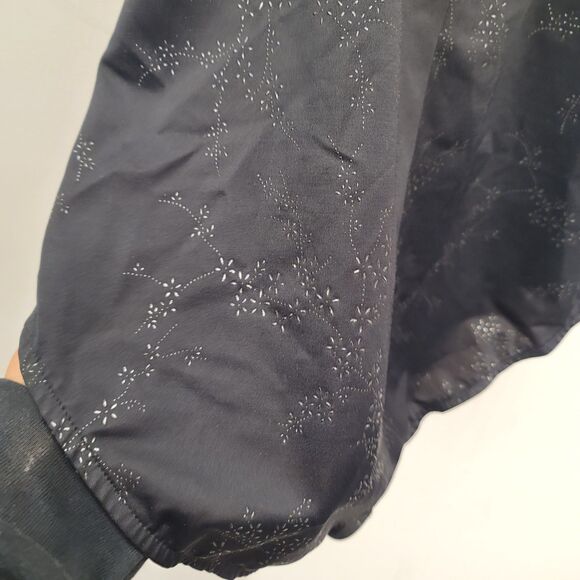 Miraclesuit One Piece Swimsuit Surplice Neck Ruched Bodice in Black/Silver 14 - Picture 10 of 12